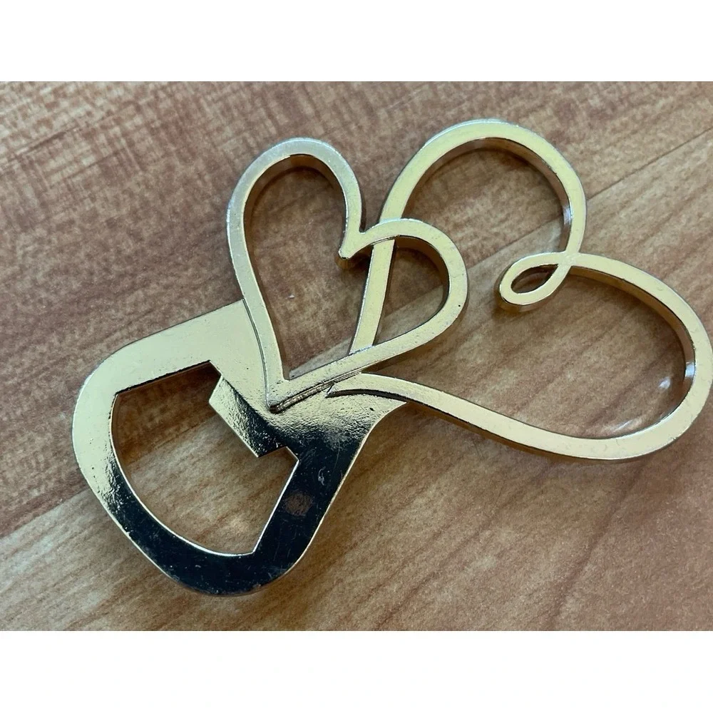 Double heart style Beer Bottle‎ Opener